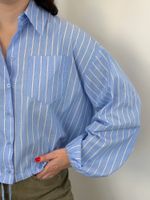 Camisa Listrada Azul