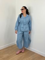 Blusa de Tactel Azul