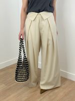 Calça Pantalona Creme