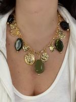 Colar Pedras Verde
