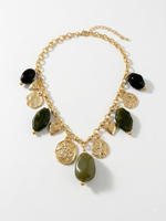 Colar Pedras Verde