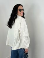 Jaqueta de Tactel Branco