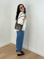 Jaqueta de Tactel Branco