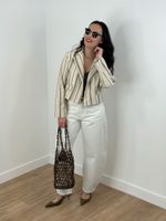 Jeans Barrel Branco