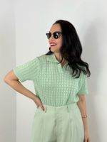 Polo Tricot Verde Claro