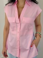 Regata em Tricoline Rosa