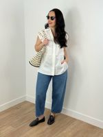 Regata em Tricoline Branco