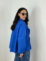 Jaqueta de Tactel Azul Royal