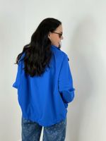 Jaqueta de Tactel Azul Royal