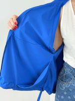 Jaqueta de Tactel Azul Royal