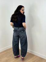 Jeans Barrel Escuro