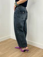 Jeans Barrel Escuro