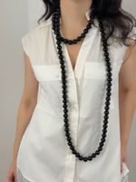 Colar Esferas Preto