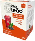 Chá Leão Água Gelada - Chá Mate Com Groselha Negra - 10 Sachês