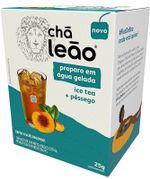 Chá Leão Água Gelada - Ice Tea e Pêssego - 10 Sachês