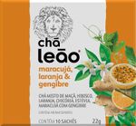 Chá Leão Maracujá, Laranja e Gengibre - 10 Sachês.