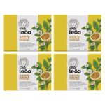 Combo Chá Leão Premium Camomila com Cidreira e Maracujá - 4 Caixas / 60 Sachês