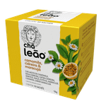 Chá Leão Camomila, Cidreira e Maracujá - 10 Sachês.