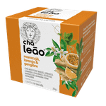 Chá Leão Maracujá, Laranja e Gengibre - 10 Sachês.