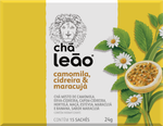 Combo Chá Leão Premium Camomila com Cidreira e Maracujá - 4 Caixas / 60 Sachês