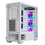 Gabinete Gamer Cooler Master MasterBox TD500 Mesh C/ 3 Fans RGB Branco - MCB-D500D-WGNN-S01
