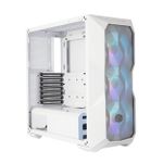 Gabinete Gamer Cooler Master MasterBox TD500 Mesh C/ 3 Fans RGB Branco - MCB-D500D-WGNN-S01