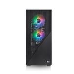 Gabinete Gamer Thermaltake Divider 370 Mid Tower Vidro Temperado 3x Fans ARGB Preto - CA-1S4-00M1WN-00