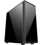 Gabinete Gamer Bluecase BG-014 Mid Tower Preto - BG014GCASE