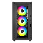 Gabinete Gamer Deepcool CG560 C/ 3 Fans RGB Preto - R-CG560-BKAAE4-G-1