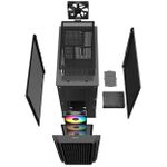 Gabinete Gamer Deepcool CG540 C/ 3 Fans RGB Preto - R-CG540-BKAGE4-G-1