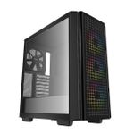 Gabinete Gamer Deepcool CG540 C/ 3 Fans RGB Preto - R-CG540-BKAGE4-G-1