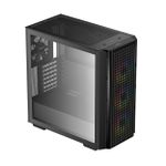 Gabinete Gamer Deepcool CG540 C/ 3 Fans RGB Preto - R-CG540-BKAGE4-G-1