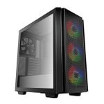 Gabinete Gamer Deepcool CG560 C/ 3 Fans RGB Preto - R-CG560-BKAAE4-G-1