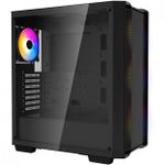 Gabinete Gamer Deepcool CC560 FS C/4 Fans RGB Mid Tower Preto - R-CC560-BKTAA4-A-1
