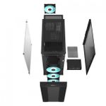 Gabinete Gamer Deepcool CC560 C/4 Fans LED Mid Tower Preto - R-CC560-BKGAA4-G-1