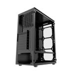 Gabinete Gamer Bluecase BG-031 Mid Tower Preto – BG031GCASE