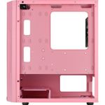 Gabinete Gamer Aerocool Trinity V1 MATX Mid-Tower Vidro Temperado Rosa