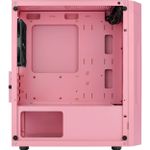 Gabinete Gamer Aerocool Trinity V1 MATX Mid-Tower Vidro Temperado Rosa