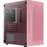 Gabinete Gamer Aerocool Trinity V1 MATX Mid-Tower Vidro Temperado Rosa