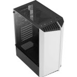 Gabinete Gamer Aerocool Bionic V1 ATX Mid-Tower Vidro Temperado Branco