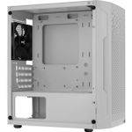 Gabinete Gamer Aerocool Trinity V1 MATX Mid-Tower Vidro Temperado Branco