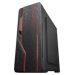 Gabinete Gamer Bluecase BG-009 Preto Mid Tower – BG009BGCASE