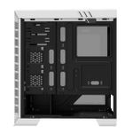 Gabinete Gamer Gamemax Elysium Mid Tower Branco – G503X-W C/ 3 Fans RGB