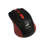 Mouse Sem Fio C3Tech Preto e Vermelho - M-W20