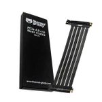 Cabo Extensor Riser Thermal Grizzly PCIe 4.0 x16 300mm Preto – TG-PCIE-40-16-30