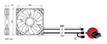 Cooler Scythe Kaze Flex Slim 120mm RGB 1800RPM PWM – KF1215FD18R-P