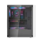 Gabinete Gamer Darkflash DK351 Branco ATX C/ 3 Fans - DK351W