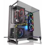 Gabinete Gamer Thermaltake Core P5 TG Ti Titanium Edition Vidro Temperado Space Gray - CA-1E7-00M9WN-00