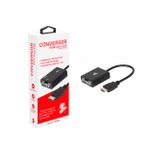 Adaptador/Conversor Exbom HDMI para VGA Com Audio Preto – CC-HV100