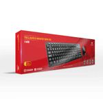 Kit Teclado e Mouse C3Tech KW30BK Sem fio 1000DPI Preto ABNT2
